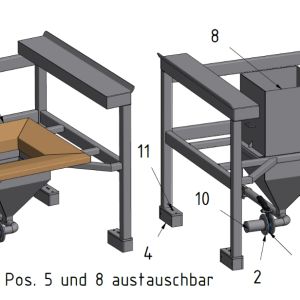 Integrierter Absaugtrichter in Auslaufkupplung für Prozessoptimierung
