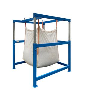 Big Bag Gestell mit einfacher Hängefunktion für sicheren Transport.
