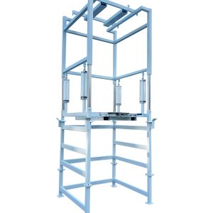 Effektive Big Bag-Entleerung dank FlowLift Pro und starker Hubkraft der Pneumatikzylinder