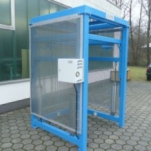 Mehr Füllvolumen im Big Bag durch Anheben und kontrollierte, pneumatische Stauchung.