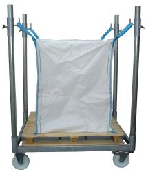 Befüllgstellt Rack S2 mit Rollen
