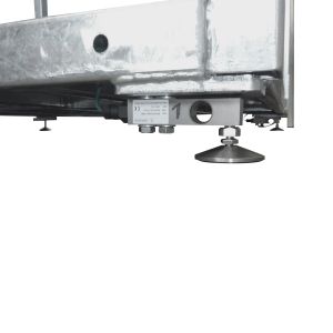 Modular aufgebautes Big Bag System für einfache Montage und Transport.
